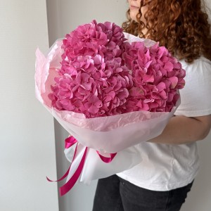  Монобукет с гортензиями