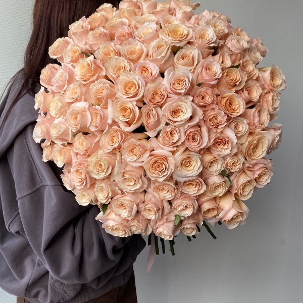                              Букет из 101 розы «Шиммер»