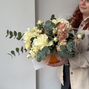                                                                                                                                                                                                                Цветочная тыква светлая