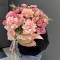                                                                                   Композиция в корзине "розовая"