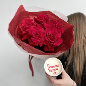 3 КОМБО Букет + Тортик 